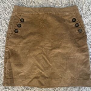 Banana Republic Brown Corduroy Pencil Skirt